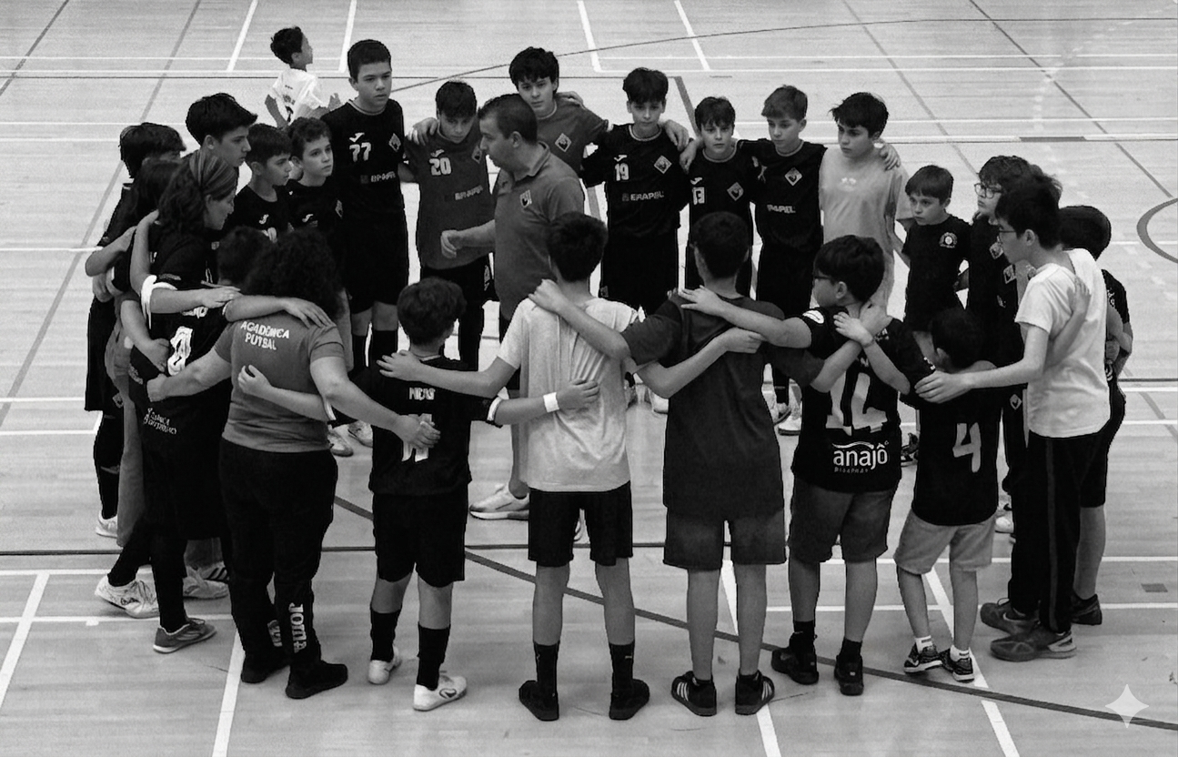 Académica Futsal — equipa reunida